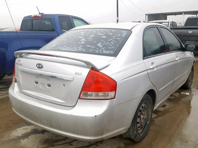 KNAFE221595645902 - 2009 KIA SPECTRA EX SILVER photo 3