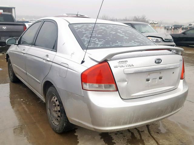 KNAFE221595645902 - 2009 KIA SPECTRA EX SILVER photo 4