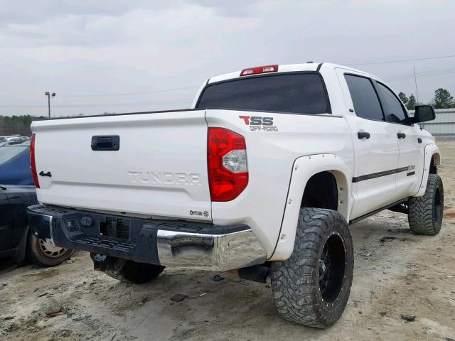 5TFDW5F17GX564257 - 2016 TOYOTA TUNDRA CRE WHITE photo 4