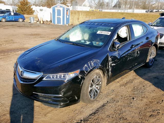 19UUB1F38HA008910 - 2017 ACURA TLX BLACK photo 2