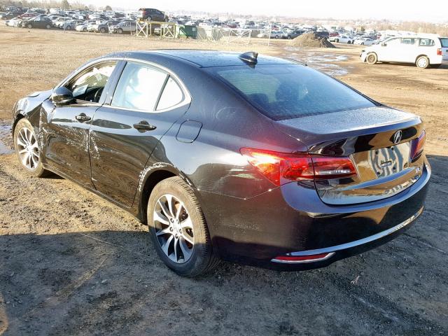 19UUB1F38HA008910 - 2017 ACURA TLX BLACK photo 3