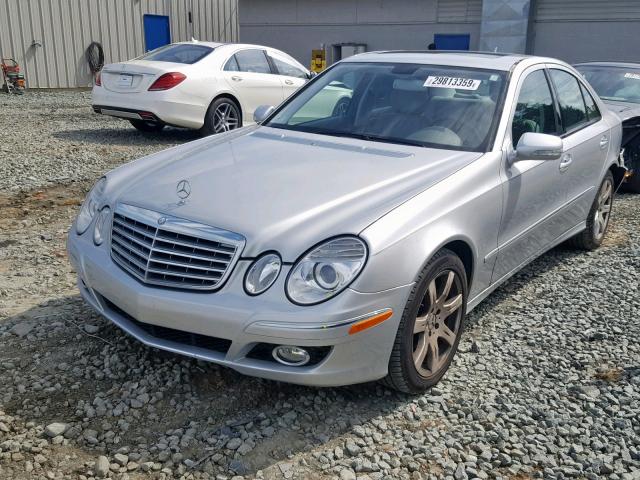 WDBUF56X27B090461 - 2007 MERCEDES-BENZ E 350 SILVER photo 2