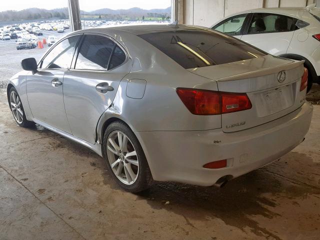 JTHBK262975041424 - 2007 LEXUS IS 250 WHITE photo 3