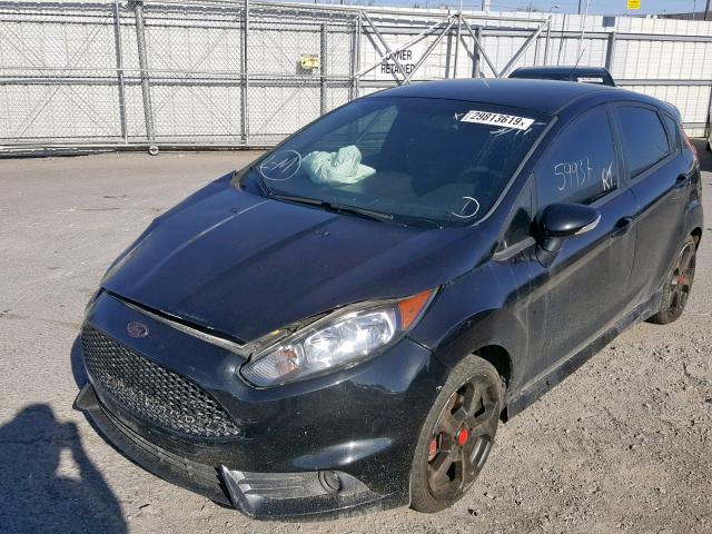 3FADP4GX7EM133470 - 2014 FORD FIESTA ST BLACK photo 2