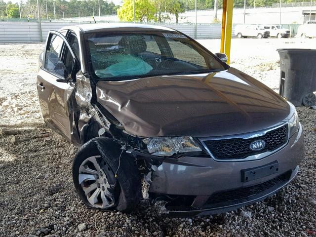 KNAFU4A23D5724518 - 2013 KIA FORTE EX BROWN photo 1