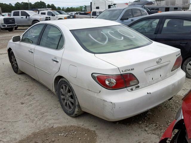 JTHBF30G025006083 - 2002 LEXUS ES 300 WHITE photo 3