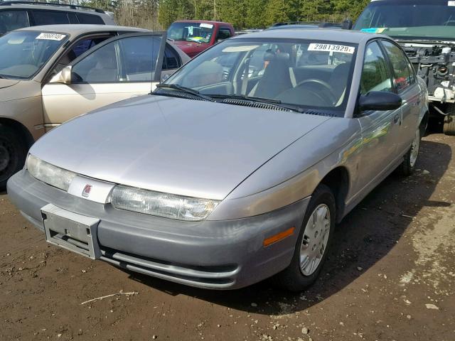 1G8ZH5287TZ126222 - 1996 SATURN SL1 GRAY photo 2