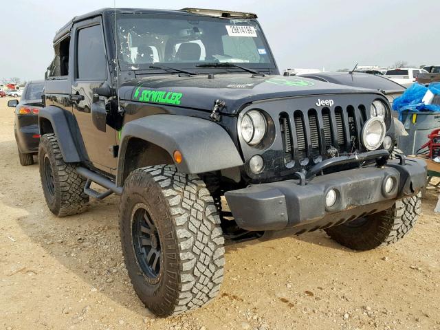 1C4AJWAG1EL102882 - 2014 JEEP WRANGLER S შავი ფოტო 1