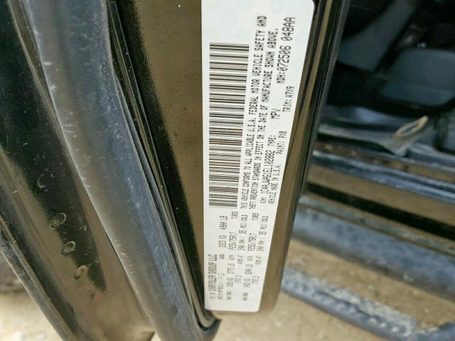 1C4AJWAG1EL102882 - 2014 JEEP WRANGLER S შავი ფოტო 10