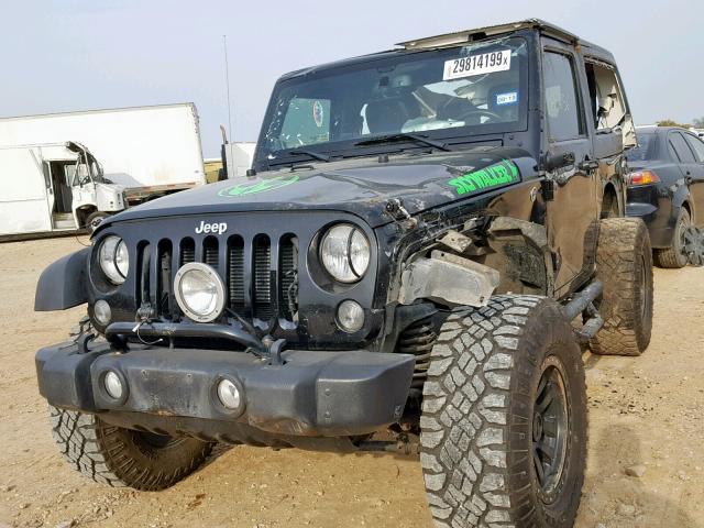 1C4AJWAG1EL102882 - 2014 JEEP WRANGLER S შავი ფოტო 2