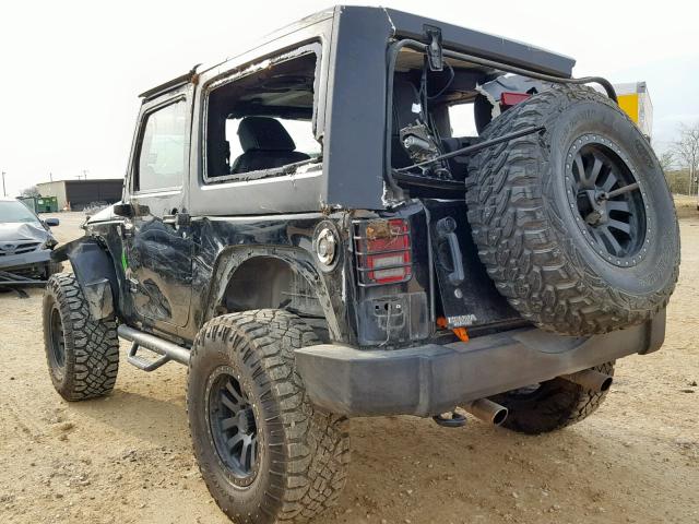 1C4AJWAG1EL102882 - 2014 JEEP WRANGLER S შავი ფოტო 3