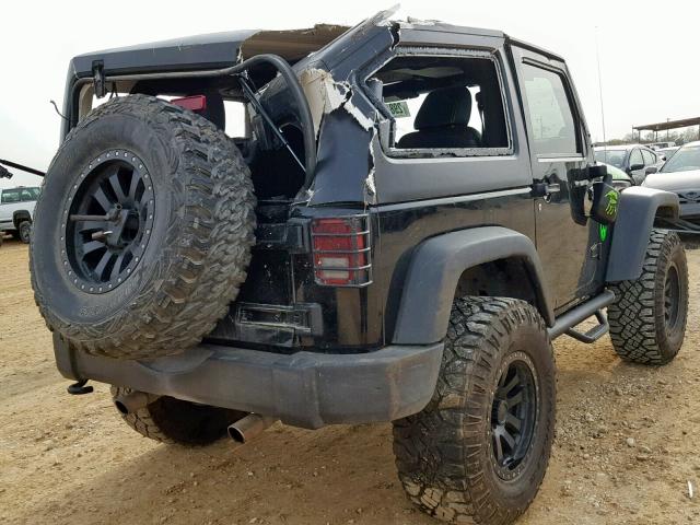 1C4AJWAG1EL102882 - 2014 JEEP WRANGLER S შავი ფოტო 4