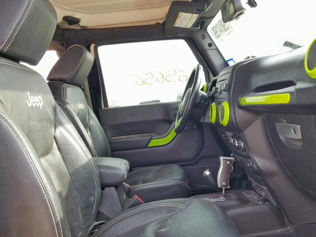 1C4AJWAG1EL102882 - 2014 JEEP WRANGLER S შავი ფოტო 5