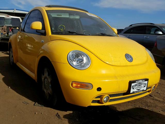 3VWCD21C1YM481016 - 2000 VOLKSWAGEN NEW BEETLE Gelb Foto 1