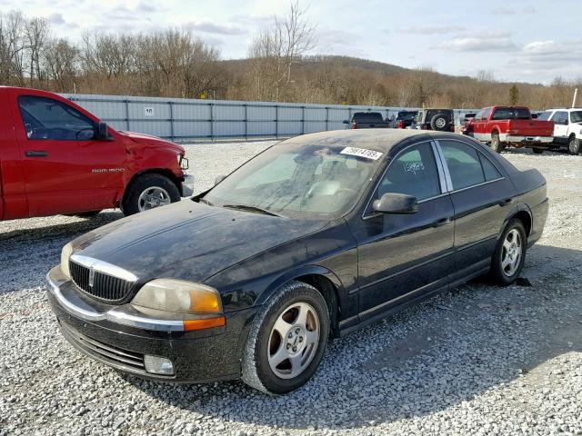 1LNHM87A82Y647394 - 2002 LINCOLN LS BLACK photo 2
