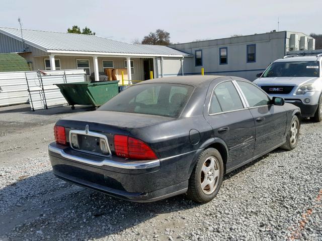 1LNHM87A82Y647394 - 2002 LINCOLN LS BLACK photo 4