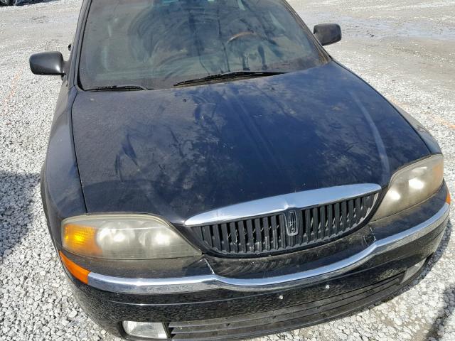 1LNHM87A82Y647394 - 2002 LINCOLN LS BLACK photo 9