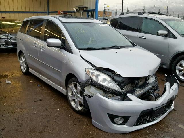 JM1CR293690338639 - 2009 MAZDA 5 SILVER photo 1