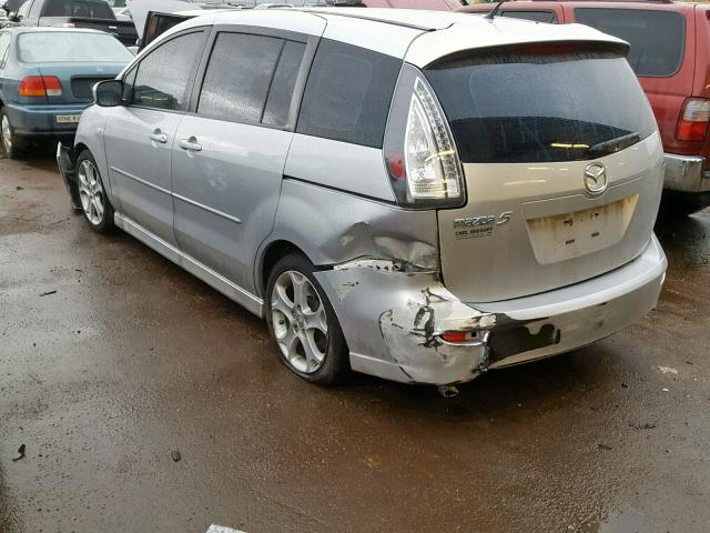 JM1CR293690338639 - 2009 MAZDA 5 SILVER photo 3