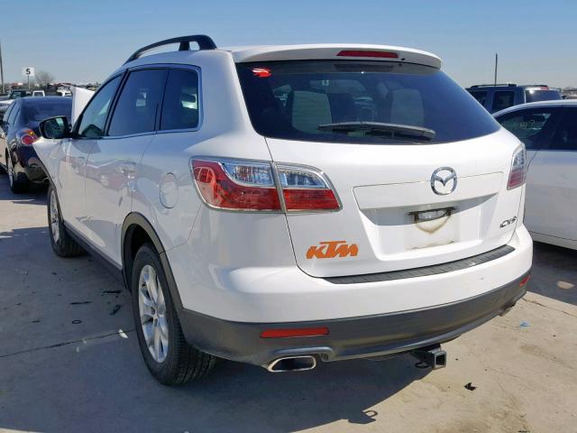 JM3TB2BA7C0338368 - 2012 MAZDA CX-9 WHITE photo 3