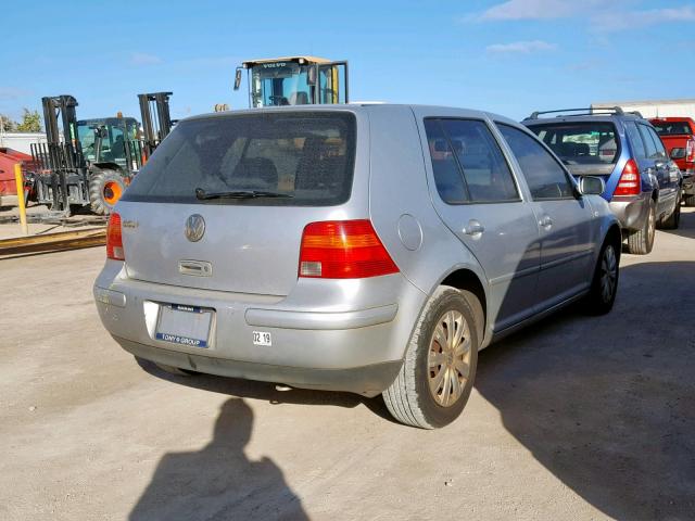 9BWFL61J944004404 - 2004 VOLKSWAGEN GOLF GL SILVER photo 4