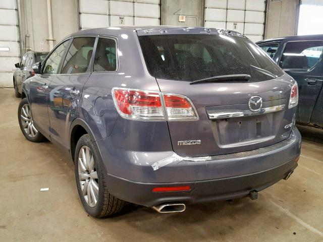 JM3TB38A680137775 - 2008 MAZDA CX-9 GRAY photo 3