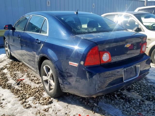 1G1ZC5E19BF136939 - 2011 CHEVROLET MALIBU 1LT BLUE photo 3