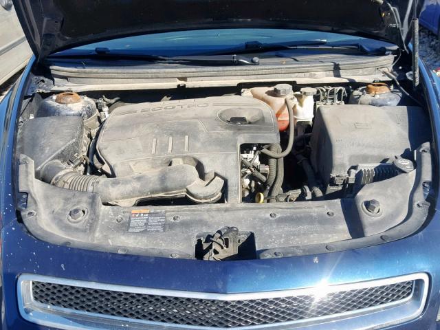 1G1ZC5E19BF136939 - 2011 CHEVROLET MALIBU 1LT BLUE photo 7