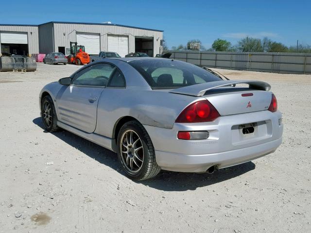 4A3AC54L2YE113893 - 2000 MITSUBISHI ECLIPSE GT SILVER photo 3