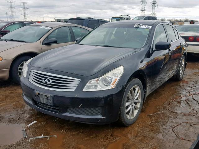 JNKCV61F19M354991 - 2009 INFINITI G37 BLACK photo 2