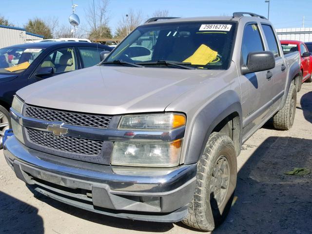 1GCDT136658252066 - 2005 CHEVROLET COLORADO TAN photo 2