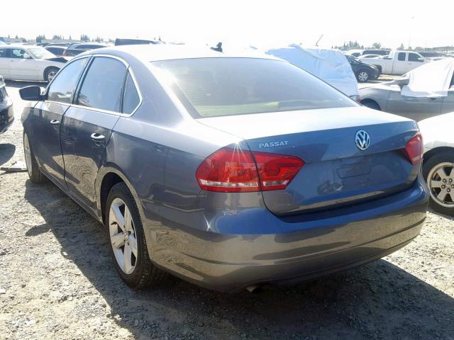 1VWAT7A39EC062948 - 2014 VOLKSWAGEN PASSAT S GRAY photo 3