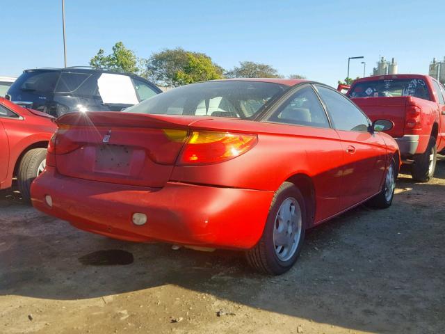 1G8ZR14762Z136748 - 2002 SATURN SC2 RED photo 4