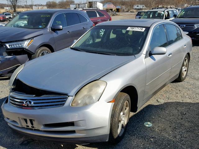 JNKCV51E13M317559 - 2003 INFINITI G35 SILVER photo 2