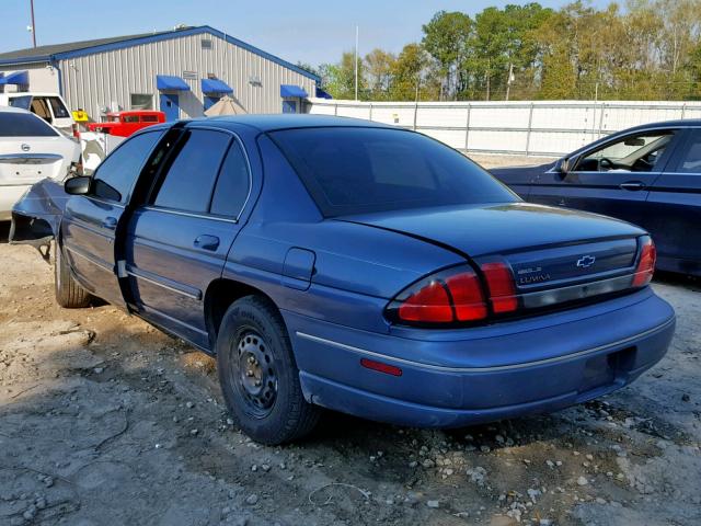 2G1WL52M5T9151014 - 1996 CHEVROLET LUMINA BLUE photo 3