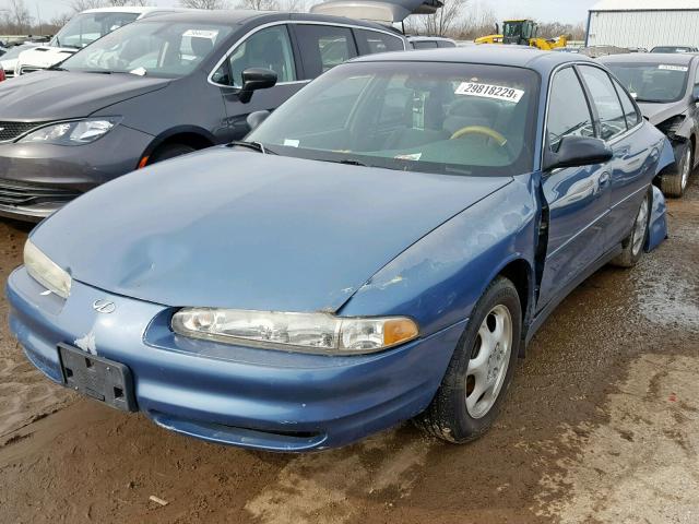 1G3WH52H5XF353537 - 1999 OLDSMOBILE INTRIGUE G BLUE photo 2