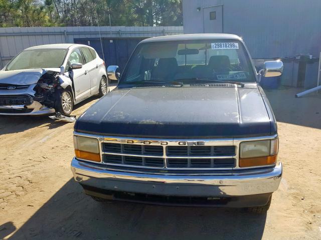 1B7GL23X6RS524197 - 1994 DODGE DAKOTA BLUE photo 9