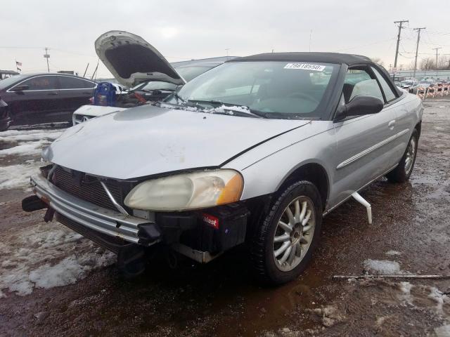 1C3EL45R42N294377 - 2002 CHRYSLER SEBRING LX  photo 2