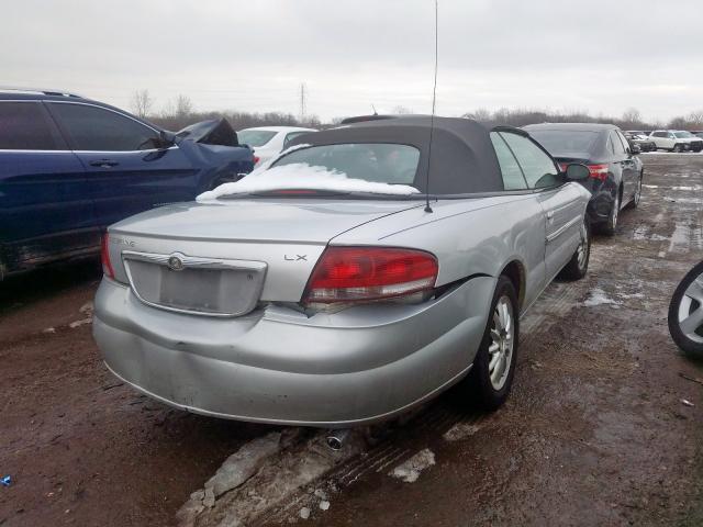 1C3EL45R42N294377 - 2002 CHRYSLER SEBRING LX  photo 4