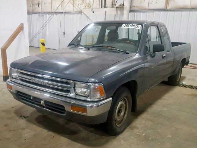 JT4RN93P3M5041995 - 1991 TOYOTA PICKUP 1/2 GRAY photo 2