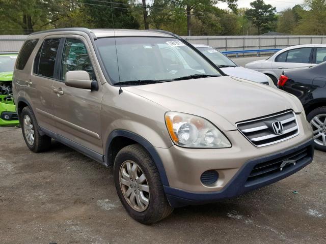 SHSRD78936U439686 - 2006 HONDA CR-V SE TAN photo 1