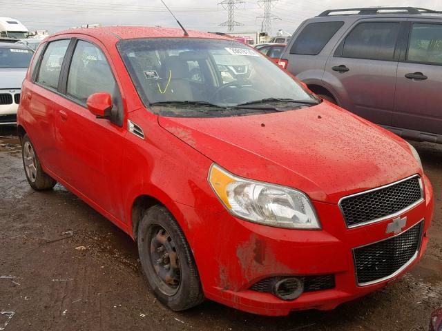 KL1TD6DE0BB125623 - 2011 CHEVROLET AVEO LS RED photo 1