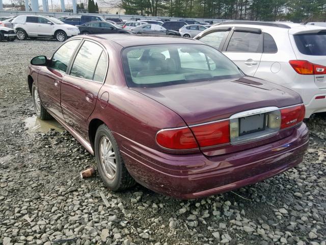 1G4HP52KX44156809 - 2004 BUICK LESABRE CU BURGUNDY photo 3