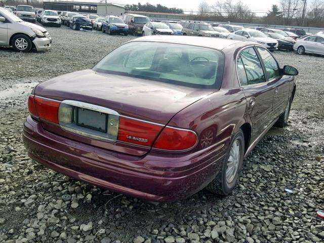 1G4HP52KX44156809 - 2004 BUICK LESABRE CU BURGUNDY photo 4