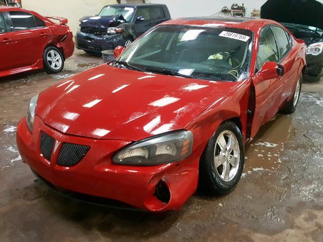 2G2WP582561307061 - 2006 PONTIAC GRAND PRIX RED photo 2