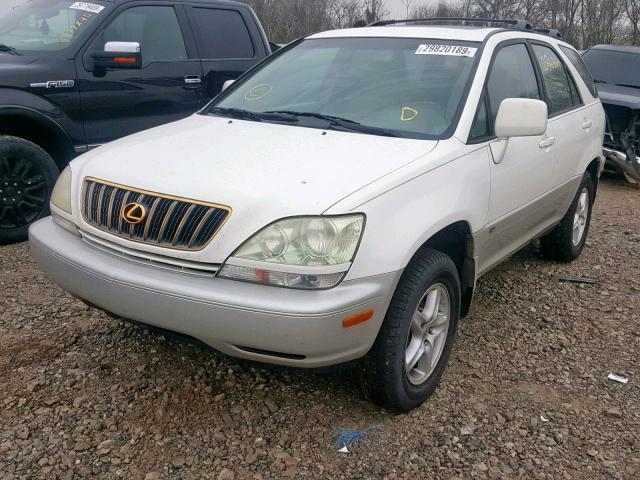 JTJGF10U420119904 - 2002 LEXUS RX 300 WHITE photo 2