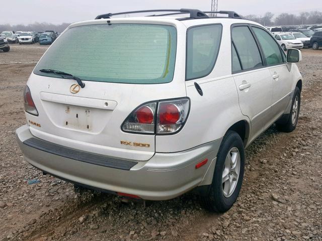 JTJGF10U420119904 - 2002 LEXUS RX 300 WHITE photo 4