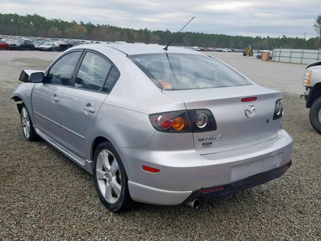 JM1BK323051234913 - 2005 MAZDA 3 S SILVER photo 3