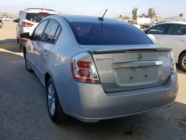 3N1AB6AP3BL711813 - 2011 NISSAN SENTRA 2.0 SILVER photo 3