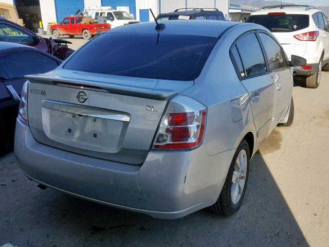 3N1AB6AP3BL711813 - 2011 NISSAN SENTRA 2.0 SILVER photo 4